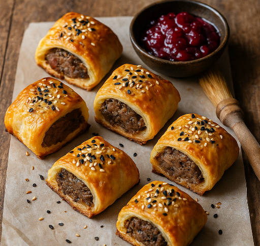 Venison Sausage Rolls