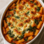 Baked Ziti with Spinach & Ricotta