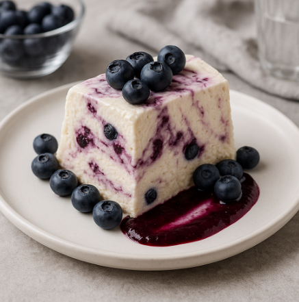 Blueberry Ricotta Semifreddo
