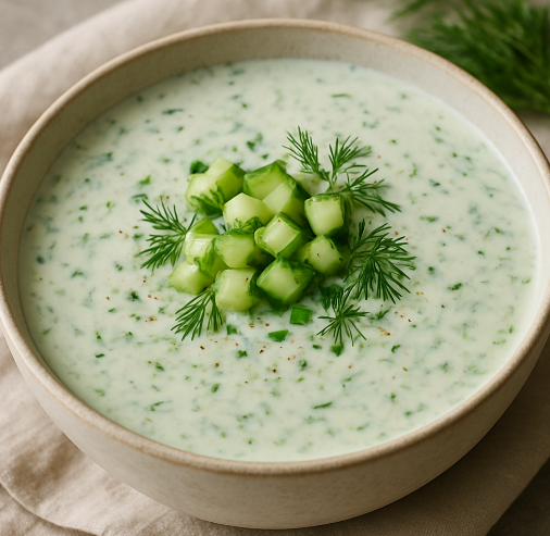 Chilled Cucumber Yogurt Soup