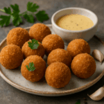 Duck Confit Croquettes with Dijon-Honey Dip