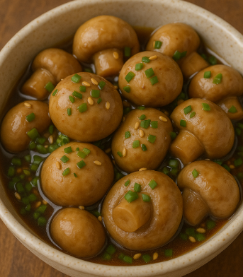 Ginger-Soy Marinated Mushrooms