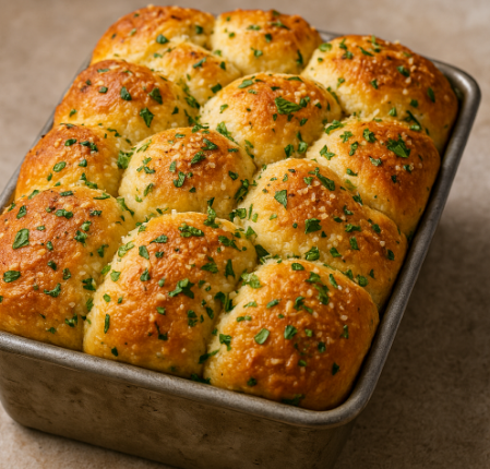 Herbed Parmesan Pull-Apart Bread