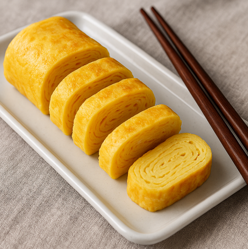 Japanese Tamago Yaki (Sweet-Savory Rolled Omelette)
