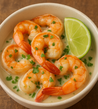 Prawns with Coconut-Lime Dressing