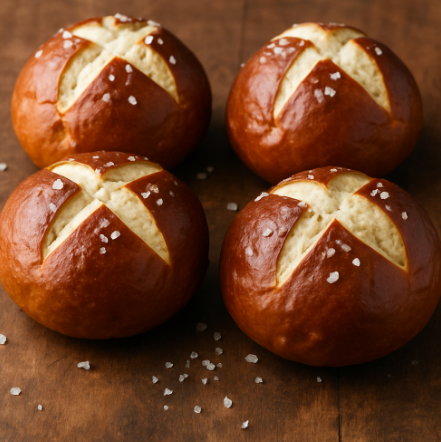 Homemade Pretzel Rolls