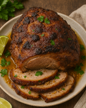 Puerto Rican Pernil (Roast Pork Shoulder)
