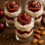 Roasted Plum & Mascarpone Parfaits