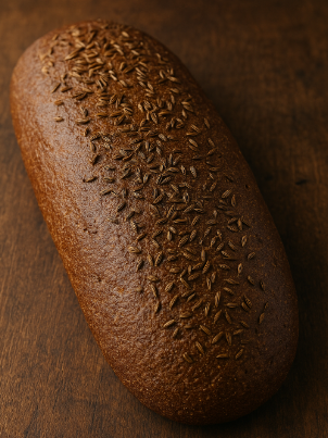 Rye Bread with Caraway Seeds