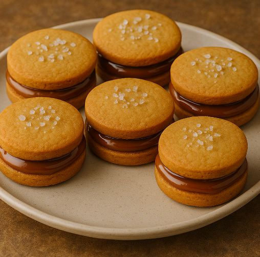 Salted Caramel Alfajores
