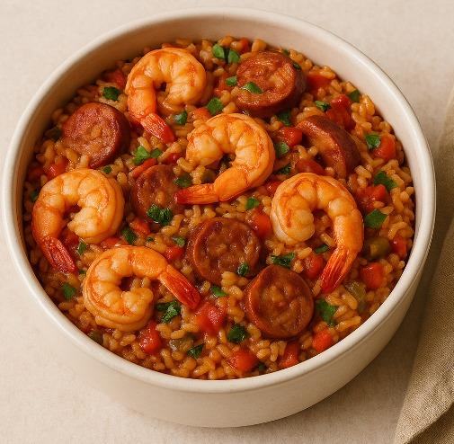 Shrimp & Andouille Jambalaya