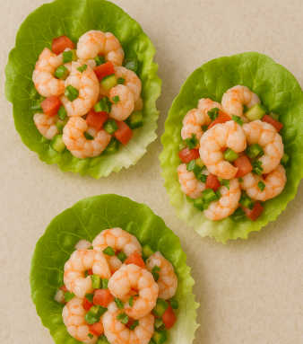 Shrimp Ceviche Lettuce Cups