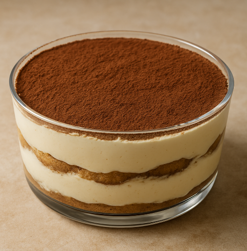 Classic Tiramisu with Espresso-Soaked Ladyfingers