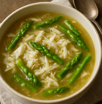 Vietnamese Crab & Asparagus Soup (Súp Măng Cua)