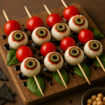 Eyeball Caprese Skewers
