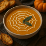 Pumpkin & Sage Soup with Web Design