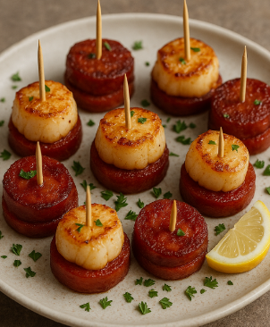 Scallop & Chorizo Bites