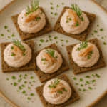 Smoked Trout Mousse on Rye Crispbread