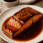King Salmon with Maple-Bourbon Glaze